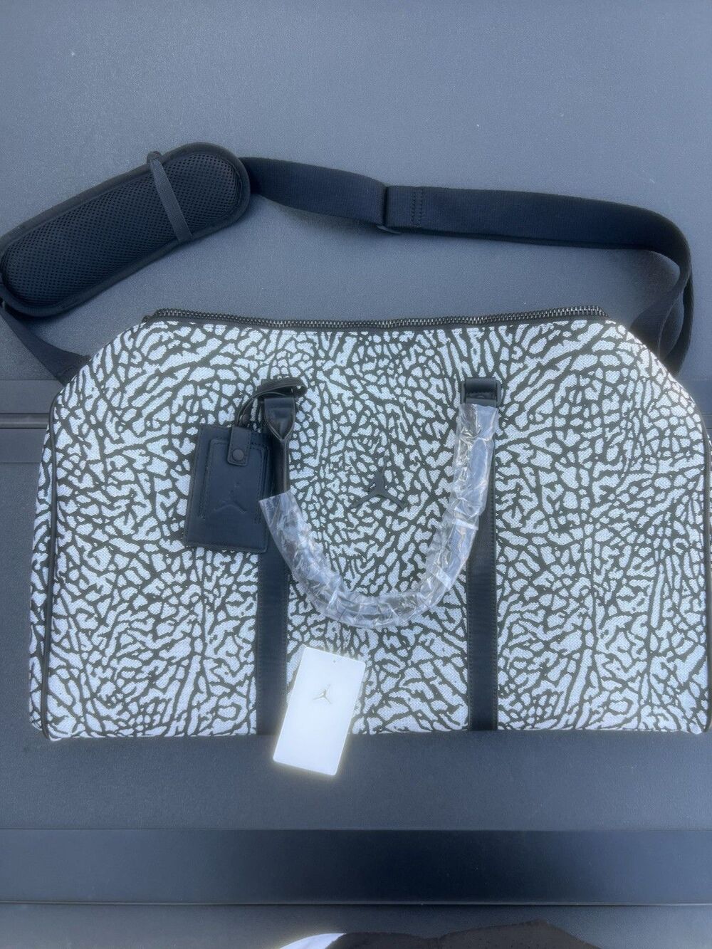 Jordan Monogram Duffle Bag Luggage Elephant Print (40L)  LM0978-100 SIZE-Large
